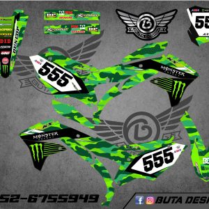 קיט מדבקות ל Kawasaki KX 450 2017-2018 V17