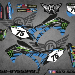 קיט מדבקות ל Kawasaki KX 450 2017-2018 V2