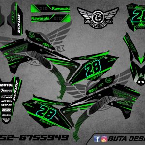 קיט מדבקות ל Kawasaki KX 450 2017-2018 V22