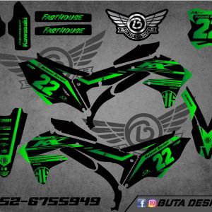 קיט מדבקות ל Kawasaki KX 450 2017-2018 V23