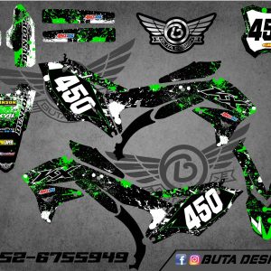 קיט מדבקות ל Kawasaki KX 450 2017-2018 V24