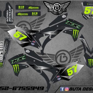 קיט מדבקות ל Kawasaki KX 450 2017-2018 V26