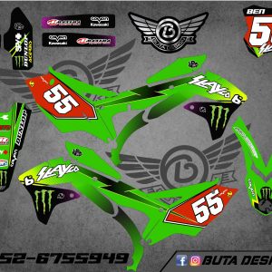 קיט מדבקות ל Kawasaki KX 450 2017-2018 V28