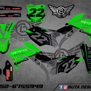 קיט מדבקות ל Kawasaki KX 450 2017-2018 V29