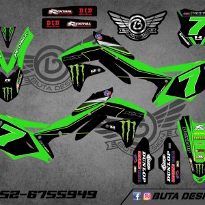 קיט מדבקות ל Kawasaki KX 450 2017-2018 V32
