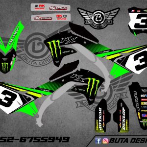 קיט מדבקות ל Kawasaki KX 450 2017-2018 V34