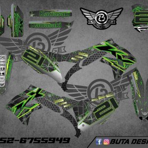 קיט מדבקות ל Kawasaki KX 450 2019-2023 KX 250 2021-2024 V12