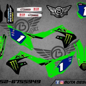 קיט מדבקות ל Kawasaki KX 450 2019-2023 KX 250 2021-2024 V13