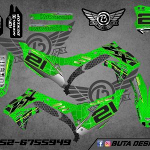 קיט מדבקות ל Kawasaki KX 450 2019-2023 KX 250 2021-2024 V16