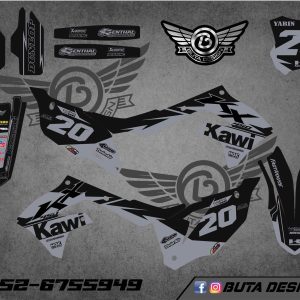 קיט מדבקות ל Kawasaki KX 450 2019-2023 KX 250 2021-2024 V19