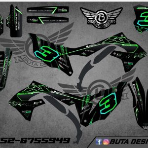 קיט מדבקות ל Kawasaki KX 450 2019-2023 KX 250 2021-2024 V20