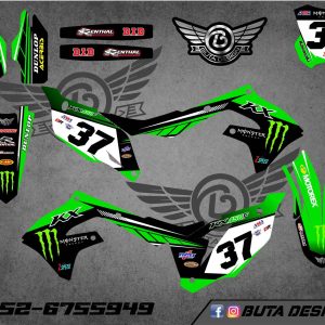 קיט מדבקות ל Kawasaki KX 450 2019-2023 KX 250 2021-2024 V22