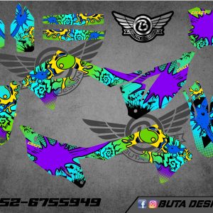 קיט מדבקות ל Kawasaki KX 450 2019-2023 KX 250 2021-2024 V24