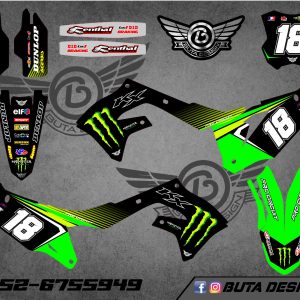 קיט מדבקות ל Kawasaki KX 450 2019-2023 KX 250 2021-2024 V25