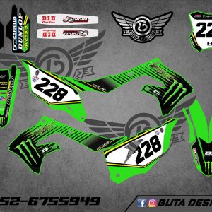 קיט מדבקות ל Kawasaki KX 450 2019-2023 KX 250 2021-2024 V3