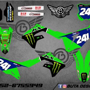 קיט מדבקות ל Kawasaki KX 450 2019-2023 KX 250 2021-2024 V31