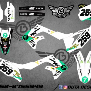 קיט מדבקות ל Kawasaki KX 450 2019-2023 KX 250 2021-2024 V33