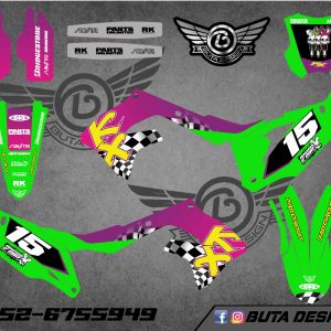 קיט מדבקות ל Kawasaki KX 450 2019-2023 KX 250 2021-2024 V34