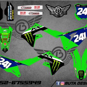 קיט מדבקות ל Kawasaki KX 450 2019-2023 KX 250 2021-2024 V35