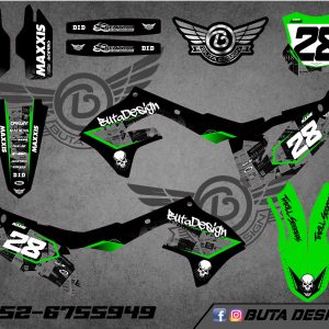 קיט מדבקות ל Kawasaki KX 450 2019-2023 KX 250 2021-2024 V36