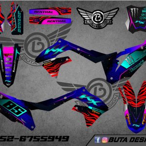 קיט מדבקות ל Kawasaki KX 450 2019-2023 KX 250 2021-2024 V37