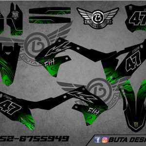 קיט מדבקות ל Kawasaki KX 450 2019-2023 KX 250 2021-2024 V38