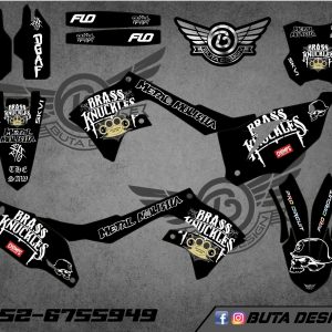 קיט מדבקות ל Kawasaki KX 450 2019-2023 KX 250 2021-2024 V4