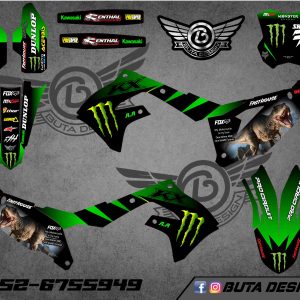 קיט מדבקות ל Kawasaki KX 450 2019-2023 KX 250 2021-2024 V41