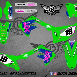 קיט מדבקות ל Kawasaki KX 450 2019-2023 KX 250 2021-2024 V44