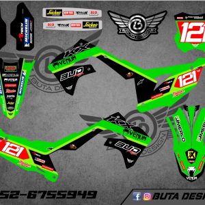 קיט מדבקות ל Kawasaki KX 450 2019-2023 KX 250 2021-2024 V45