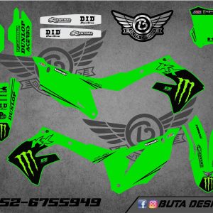 קיט מדבקות ל Kawasaki KX 450 2019-2023 KX 250 2021-2024 V7
