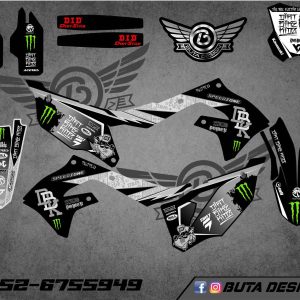 קיט מדבקות ל Kawasaki KX 450 2019-2023 KX 250 2021-2024 V8