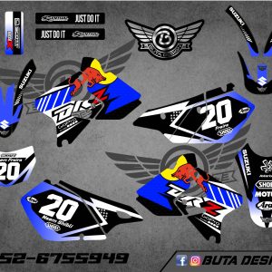 קיט מדבקות ל DRZ 400 2000-2024 V6