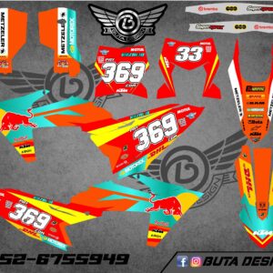 קיט מדבקות ל KTM SXF 2023-2025 EXC 2024-2025 V37