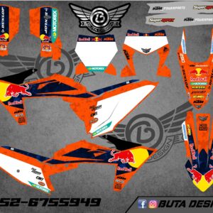 קיט מדבקות ל KTM SXF 2023-2025 EXC 2024-2025 V39