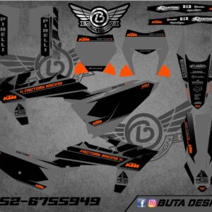 קיט מדבקות ל KTM SXF 2023-2025 EXC 2024-2025 V40