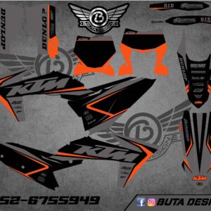 קיט מדבקות ל KTM SXF 2023-2025 EXC 2024-2025 V44