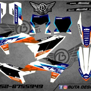 קיט מדבקות ל KTM SXF 2023-2025 EXC 2024-2025 V47