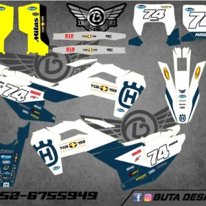 קיט מדבקות ל Husqvarna Enduro 2024 Motocross 2023-2024 V16