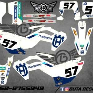 קיט מדבקות ל Husqvarna Enduro 2024 Motocross 2023-2024 V19