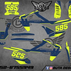 קיט מדבקות ל Husqvarna Enduro 2020-2023 Motocross 2019-2022 V100