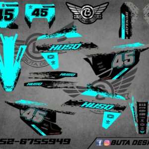 קיט מדבקות ל Husqvarna Enduro 2020-2023 Motocross 2019-2022 V105