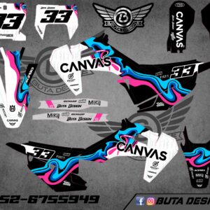 קיט מדבקות ל Husqvarna Enduro 2020-2023 Motocross 2019-2022 V106