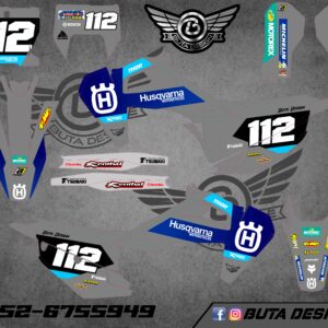 קיט מדבקות ל Husqvarna Enduro 2020-2023 Motocross 2019-2022 V107