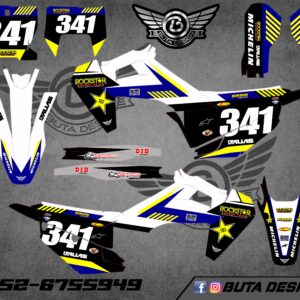 קיט מדבקות ל Husqvarna Enduro 2020-2023 Motocross 2019-2022 V109
