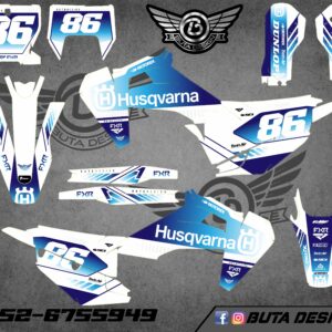 קיט מדבקות ל Husqvarna Enduro 2020-2023 Motocross 2019-2022 V112