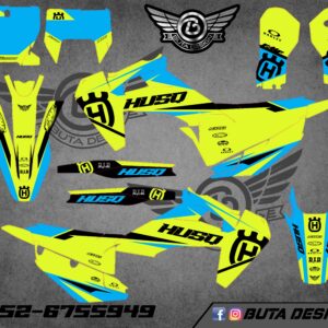 קיט מדבקות ל Husqvarna Enduro 2020-2023 Motocross 2019-2022 V114