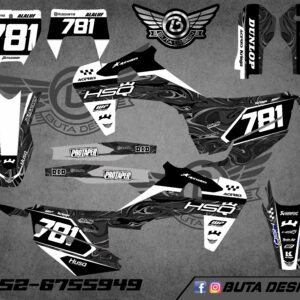 קיט מדבקות ל Husqvarna Enduro 2020-2023 Motocross 2019-2022 V91