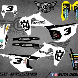 קיט מדבקות ל Husqvarna Enduro 2020-2023 Motocross 2019-2022 V92