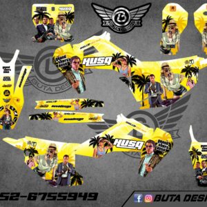 קיט מדבקות ל Husqvarna Enduro 2020-2023 Motocross 2019-2022 V95